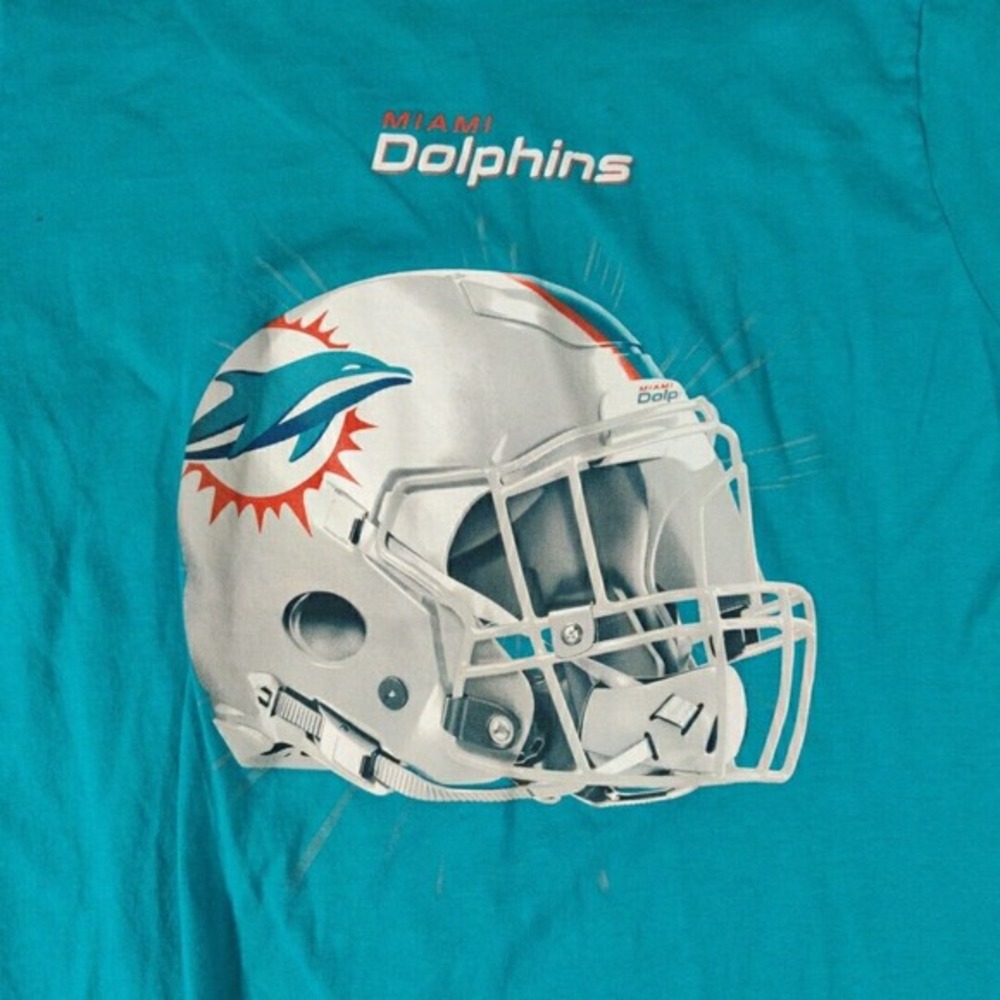 Miami Dolphins Shirt Boys XL 18-20 NFL Team‎ Apparel Sportswear